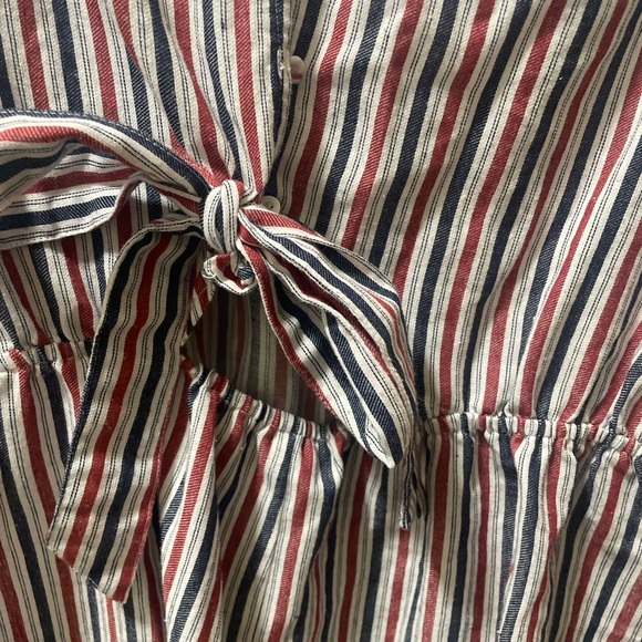 Red white and blue stripped romper - Picture 3 of 6